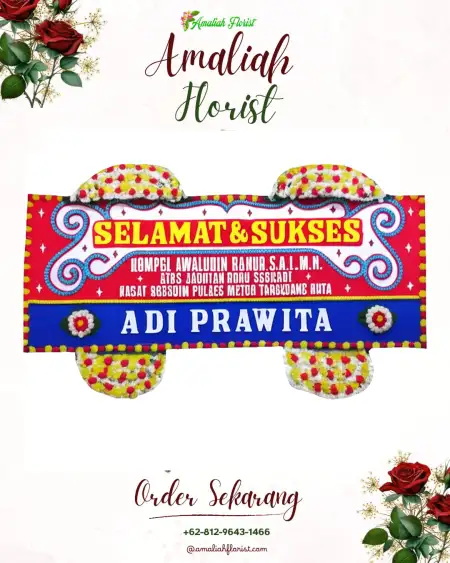 Papan Bunga Ucapan Selamat Kampung Anyar